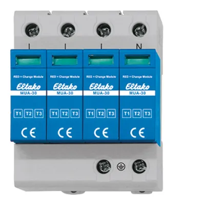 Eltako Überspannungsableiter MUA-30 28380002 | Typ 1+2 | 240VAC | TN/TT Netz | DIN-EN 60715 | 4TE | Hutschiene