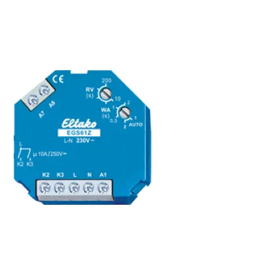 Eltako Stromstoß-Gruppenschalter EGS61Z-230V | 2 Schließer | 16A | für Rollladen & Jalousien | Aufputz | 32mm tief