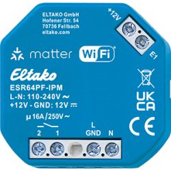 Eltako Stromstoß-Schaltrelais Matter über Wi-Fi ESR64PF-IPM