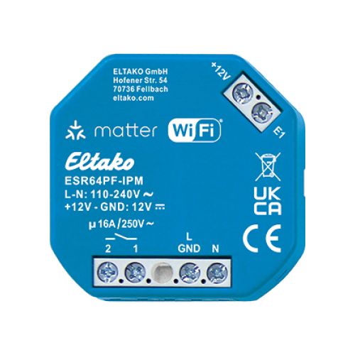 Bild: Eltako Stromstoß-Schaltrelais Matter über Wi-Fi ESR64PF-IPM
