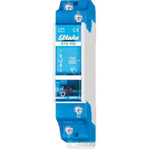 Bild: Eltako Stromstoßschalter f.Reihe. 1S 16A S12-100-12V DC