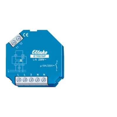 Eltako Trennrelais ETR61NP-230V | 1 Schließer 10A | Unterputz | 230V AC | Hybrid-Technik | 18mm | blau