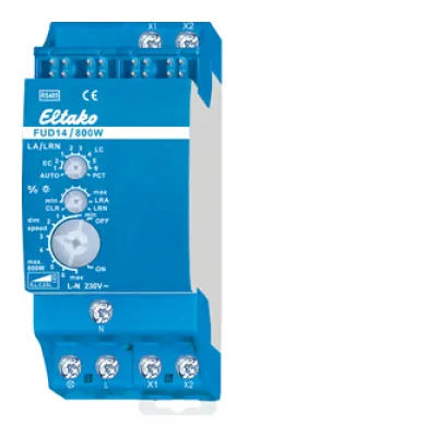 Eltako Universal-Dimmschalter FUD14/800W | Funkbus | 800W | LED/ESL 400W | Hutschiene | RS485 | 230V