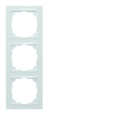 Eltako Universalrahmen 3-fach R3UE55-wg 30055828 | 55x55mm | Kunststoff | waagrecht & senkrecht | weiß glänzend