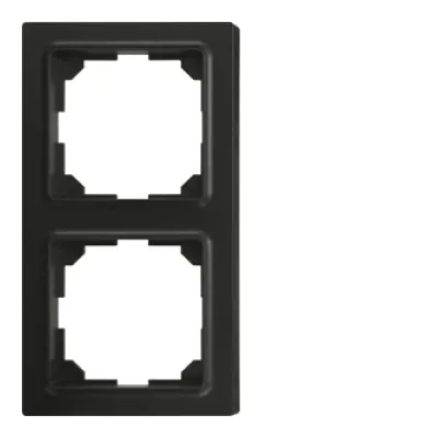 Eltako Universalrahmen 2-fach R2UE55-am | 55x55mm | E-Design55 | Kunststoff | matt | anthrazit | RAL 7016