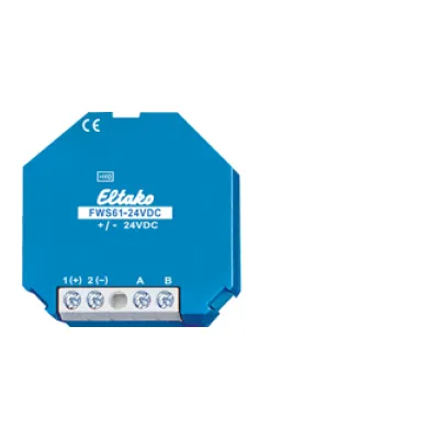 Eltako FWS61-24V DC | Funk-Wetterdaten-Sendemodul | EnOcean 868 MHz | 7 Wetterdaten | IP20 | 30m Reichweite