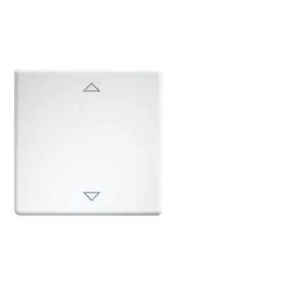 Eltako Wippe Funktaster W-FT55-rw+2P 30000982 | 55x55 mm | lasergraviert | 2 Pfeile | Kunststoff matt | reinweiß