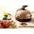 Bild: Emerio Pizzaofen Pizzarette PO-115985 | Mini Pizzaofen für 4 Personen | Terracotta Haube | Antihaft | 900W