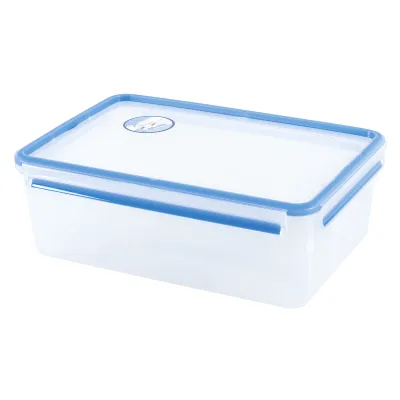 Emsa Frischhaltedose Clip & Close 5,5 L | Vorratsdose rechteckig | 100 % dicht | BPA-frei | mikrowellengeeignet