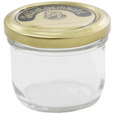 Emsy Einkochglas 124ml.Pak a.12 Stk. 59012/m.66er-D. "selbstgemacht"