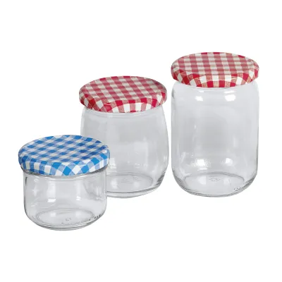 Emsy Einkochglas 540ml 6erPAK Karo 59054