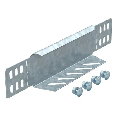 OBO BETTERMANN Reduzierwinkel RWEB 610 DD 7106106 | Kabelrinne 60x100 mm | Stahl | bandverzinkt | zink