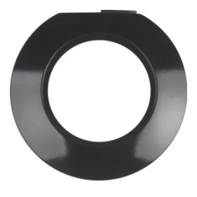 Berker Endrahmen 1fach Serie 1930 | 138141 | Abdeckrahmen Unterputz | Duroplast | glänzend | schwarz