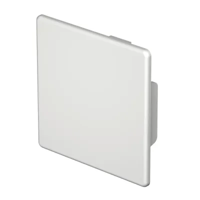 OBO Bettermann Endstück WDK HE60060LGR 6183808 | Endkappe Kabelkanal 60x60mm | PVC | aufrastbar | lichtgrau RAL7035