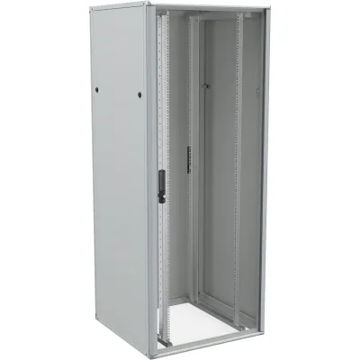 Enoc 19" Serverschrank Baserack-8/8 42HE | 800x800x2000 mm | Aluminium Stahl | IP20 | Glastür | zerlegbar | RAL7035