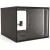 Bild: ENOC W3 9-6-S | 19 Zoll Netzwerkgehäuse Wandschrank 9HE | 600mm Tiefe | Glastür | Stahl | IP20 | schwarz RAL 9005