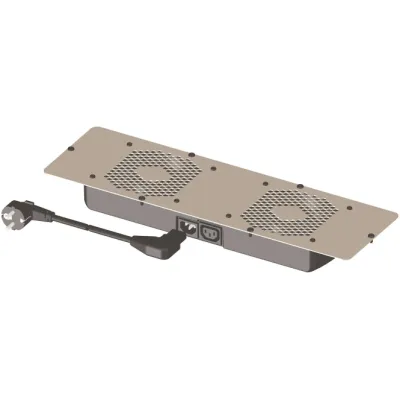 ENOC Dachlüfter FPME | Lüfterpaket 2-fach | Thermostat integriert | 220-240V AC | 169 m³/h | 16W | IP20 | Grau