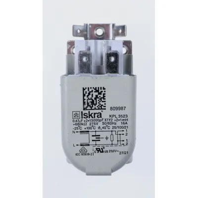 Entstörfilter für Hisense/Gorenje Trockner 809987 ISKRA KPL3523