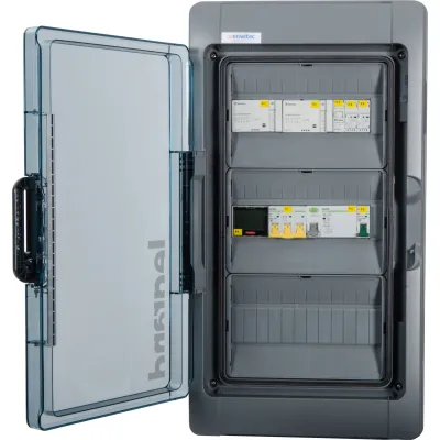 enwitec Netzumschaltbox FRO 10015613 für Fronius Symo Hybrid & GEN24 | 3-phasig | 20kW | IP65 | inkl. Smart Meter