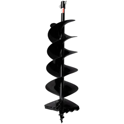 Makita Erdbohrer E-07319 | 200x800 mm | mit Stift | 2-Schneidmesser | Förderspirale | optional verlängerbar | schwarz