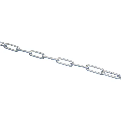 Erico Gliederkette CHN15K-1/VZ IM | Rundstahlkette DIN 5685 | 2,5 x 4,5 mm | verzinkt | 30 m | 300 N Tragkraft | Stahl