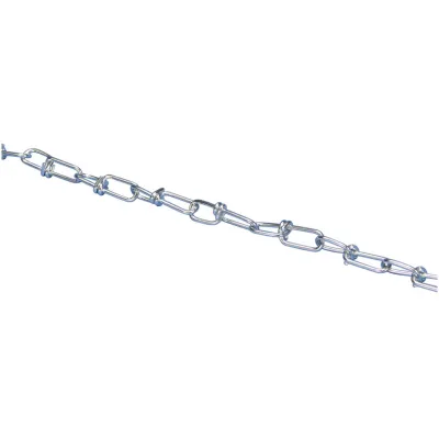 Erico Knotenkette CHK30K | 30 m Box | 2,8 mm Stärke | 12,5 mm Breite | verzinkt Stahl | 900 N Traglast | DIN 5686
