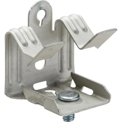 ERICO CADDY EM1318SM Befestigungsclip M6x11mm | Kantenclip | für Flanschstärke 21-28mm | Federstahl | verzinkt