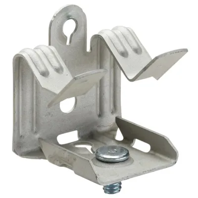 ERICO CADDY EM1318SM Befestigungsclip M6x11mm | Kantenclip | für Flanschstärke 21-28mm | Federstahl | verzinkt