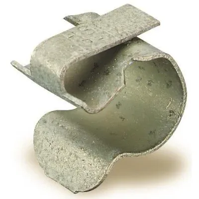 ERICO Snap-Clip HSC2530 | Rohrschelle 25-32 mm | Stahl verzinkt | Trapezblech-Montage | Federstahl | für Kabel/Rohr