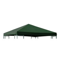 Ersatzdach 3x3 Meter, Polyester mit PVC-Beschichtung, grün