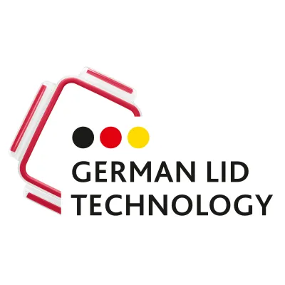 Emsa Frischhaltedose Glas Clip & Close N10413 | 0,18L quadratisch | luftdicht | stapelbar | ofenfest | transparent/rot