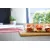 Bild: Emsa Frischhaltedose Glas Clip & Close N10413 | 0,18L quadratisch | luftdicht | stapelbar | ofenfest | transparent/rot