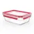 Bild: EMSA Frischhaltedose Clip & Close 1,3L | Glas-Aufbewahrungsbox rechteckig | ofenfest | rot
