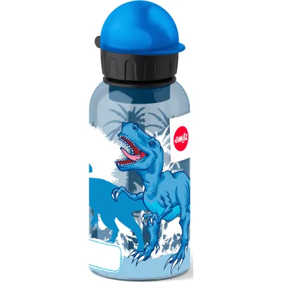 Emsa Kindertrinkflasche 518127 | Tritan 400 ml | Dino Motiv | auslaufsicher | BPA-frei | spülmaschinenfest | leicht