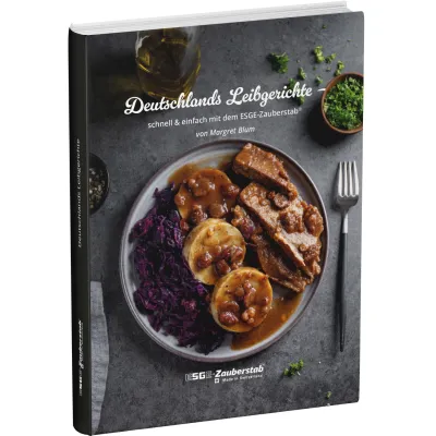 Unold ESGE-Zauberstab Kochbuch 7762 | 111 Rezepte aus Deutschland | passend für ESGE-Zauberstab | Papier