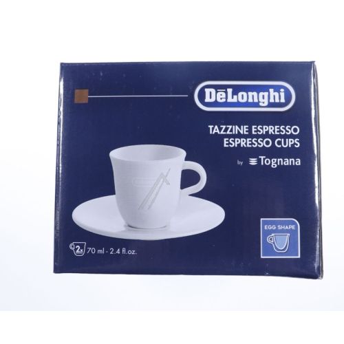 Bild: Espressotassen DeLonghi 5513283721 Porzellan, 70ml, 2er-Set