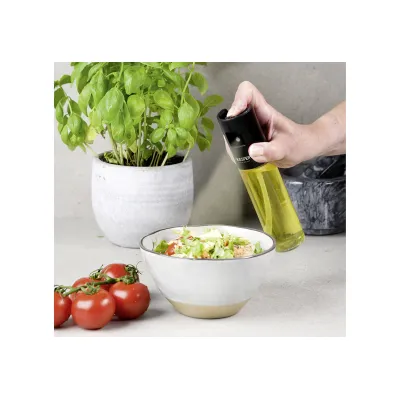 KESPER Essig- & Ölsprayer Set 10002178_01030414 | 2-teilig | Glas & Edelstahl | Höhe 18 cm | spülmaschinengeeignet