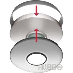 Esy-Lux Abdeckblende und Designring Abdeck-Set 360/ für PD360/8 und MD360/8 Esy-