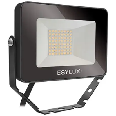 ESYLUX LED-Strahler OFL BASIC EL10810916 | 10W 4000K | 1000 lm | IP65 | schwenkbar | aluminium schwarz