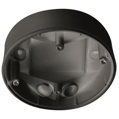 ESYLUX Aufputzdose IP54 COMPACT EP10426940 | Aufputzgehäuse Präsenzmelder | großer Verdrahtungsraum | schwarz
