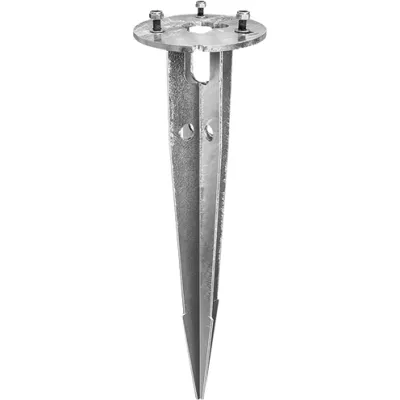 ESYLUX Befestigungssatz Bodenanker ALVA GROUND SPIKE 170 | für Pollerleuchten | Ø145mm H590mm | Stahl verzinkt