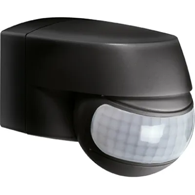 ESYLUX Bewegungsmelder MD 120 | 120° Erfassungswinkel | Aufputz | 230V | IP44 | max. 1000W | Schwarz | EM10025235
