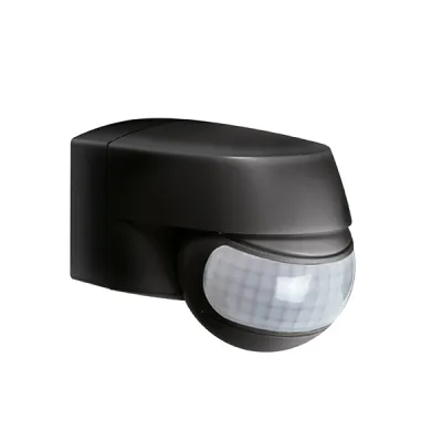 ESYLUX Bewegungsmelder MD 200 EM10025334 | 200° Erfassungsbereich | Aufputz | 12m Reichweite | IP44 | 230V | schwarz