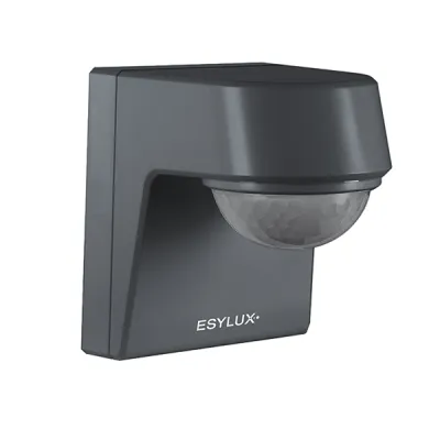 ESYLUX Bewegungsmelder DEFENSOR MD 200° 24 IR 1C | 24 m Reichweite | IP55 | Aufputz | anthrazit
