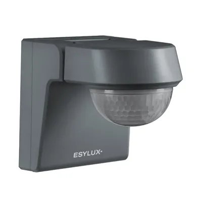 ESYLUX Bewegungsmelder DEFENSOR MD 280° 40 IR 1C | PIR Sensor | IP55 | Aufputz | anthrazit | 280° Erfassung