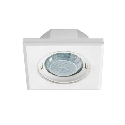 ESYLUX Bewegungsmelder MD-FLAT 360i/8 UP | 360° Erfassung | 8m Reichweite | LED-optimiert | weiß | quadratisch
