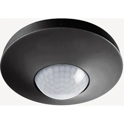 ESYLUX Bewegungsmelder MD-C 360i/8 BK | Deckenmontage | 360° | 8m Reichweite | Unterputz | IP20 | Schwarz