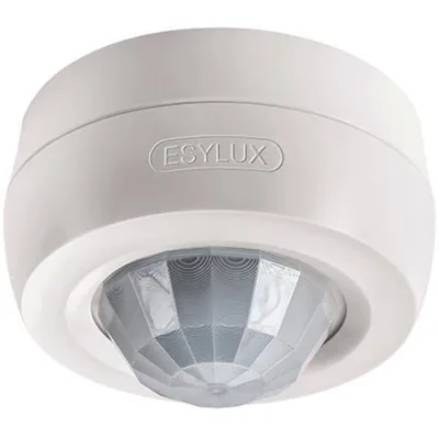 ESYLUX Deckenbewegungsmelder MD360i/24 BASIC EB10431326 | 360° Erfassung | 24m Reichweite | IP54 | Aufputz | weiß