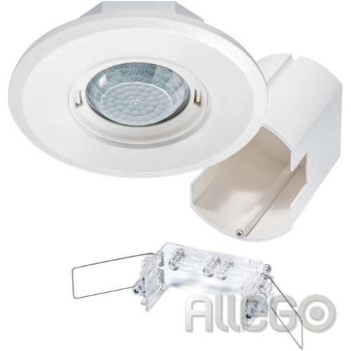 Bild: ESYLUX Design-Präsenzmelder rund weiß PD-FLAT360i/8RW DALI
