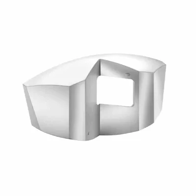 ESYLUX Ecksockel AL S EL10026072 | Zubehör für Wandleuchten AL S 230i, AL S CDS | Innen- & Außenecke | weiß | Kunststoff